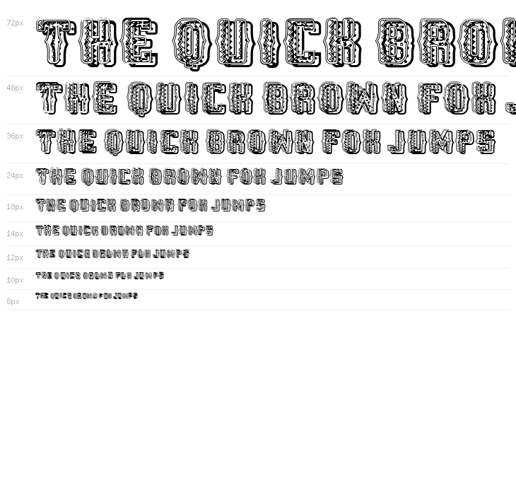 Sombrero Filled Shadow Regular Waterfall