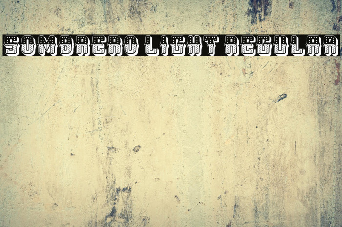 Sombrero Light Regular Example 1