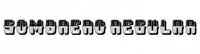 Sombrero Regular  Descarca Fonturi Gratis