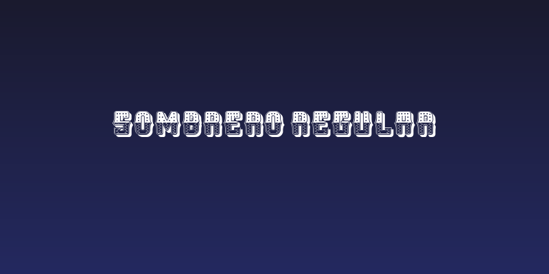 Sombrero Regular Social Header