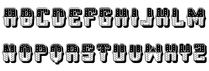 Sombrero Regular Font LOWERCASE