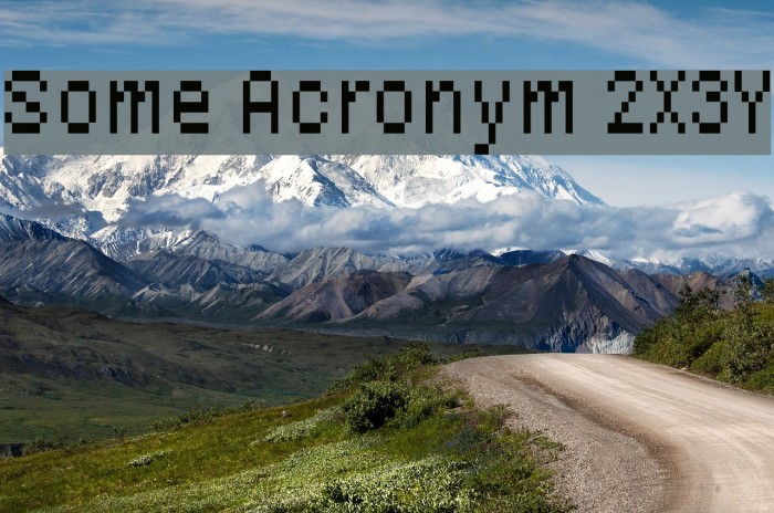 Some Acronym 2X3Y Example 3