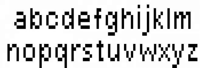 Some Acronym 2X3Y Font Litere mici