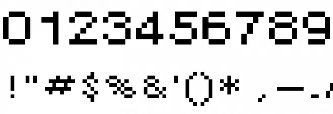 Some Acronym Raw Font OTHER CHARS