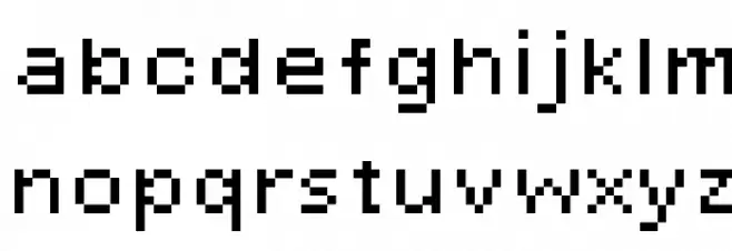 Some Acronym Raw Font LOWERCASE
