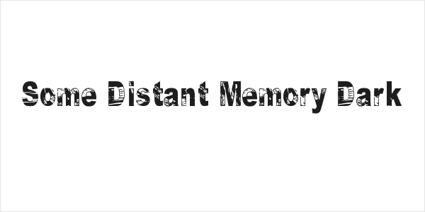Some Distant Memory Dark Logo