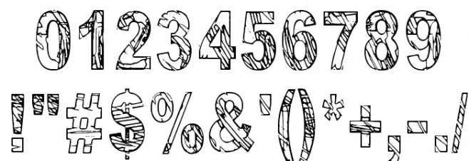 Some Distant Memory フォント その他の文字