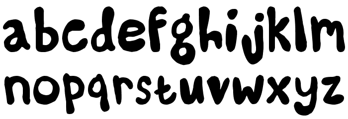 Some Kinda Madness Font LOWERCASE