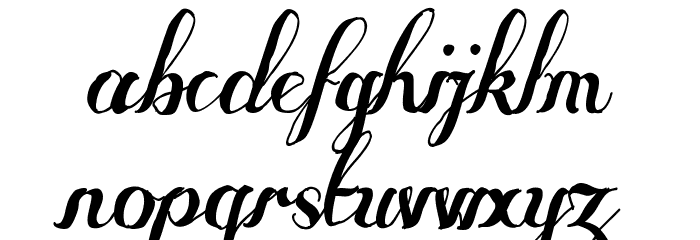 Some Weatz Swashes Font LOWERCASE