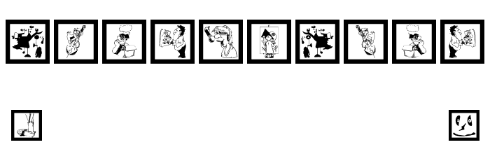 SomeArtistsSquares Font OTHER CHARS