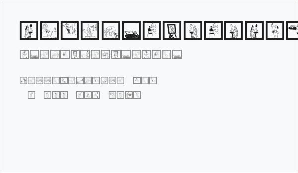 SomeArtistsSquares Business Card