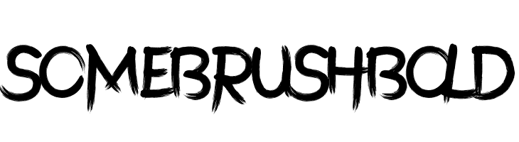 SomeBrush Bold  Free Fonts Download