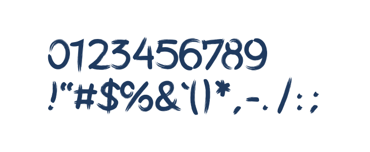 SomeBrush Bold Other Characters