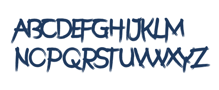 SomeBrush Bold Lowercase