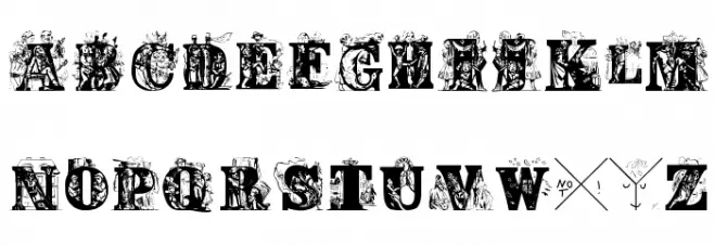 SomeCapsStories Schriftart Groß