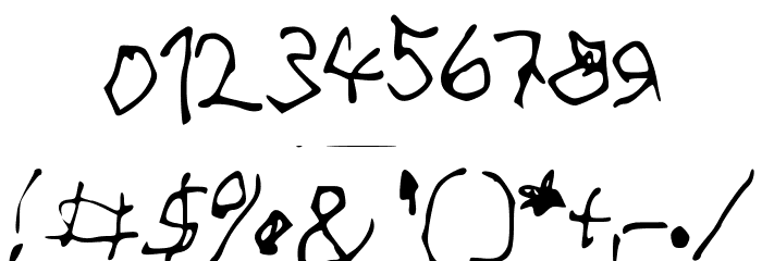 SomeIlliteratewrotethis Font OTHER CHARS