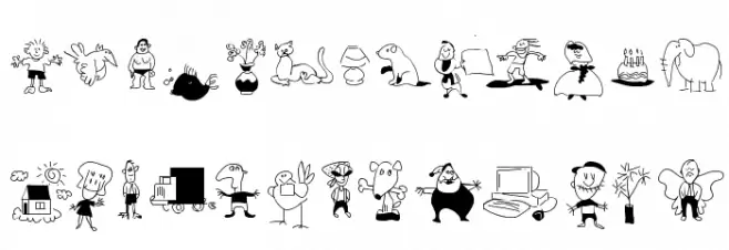 SomeKidsThings Fuentes MINÚSCULAS