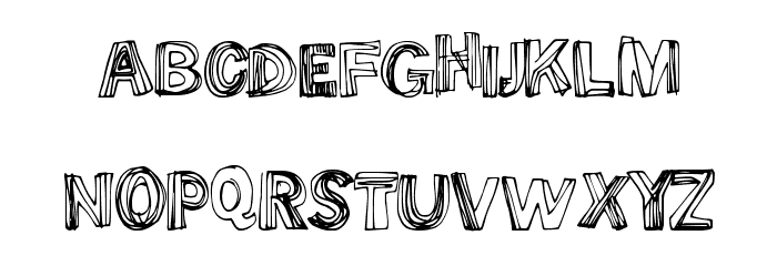 SomeLines Font LOWERCASE