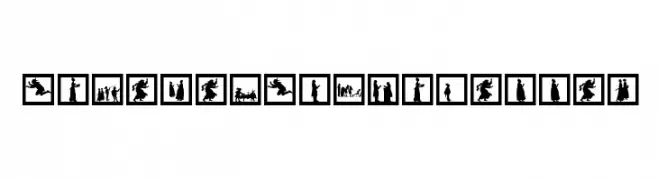 SomeNewSilhouettes  Скачать бесплатные шрифты