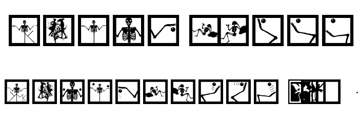SomeSilhouBatsOne Font OTHER CHARS