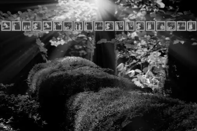 SomeSilhouettesPlus Font examples