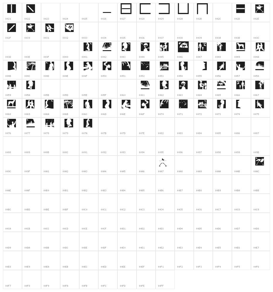 SomeSilhouettesTwo Character Map