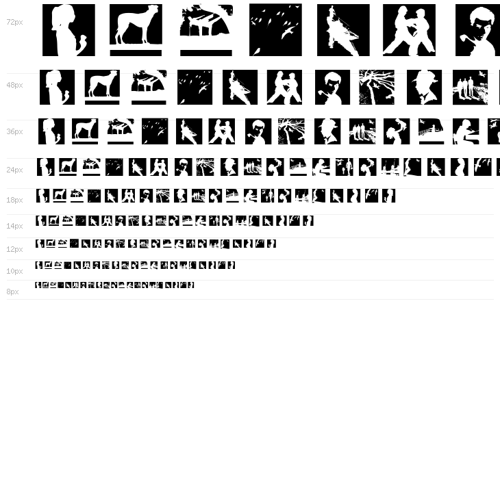 SomeSilhouettesTwo Waterfall