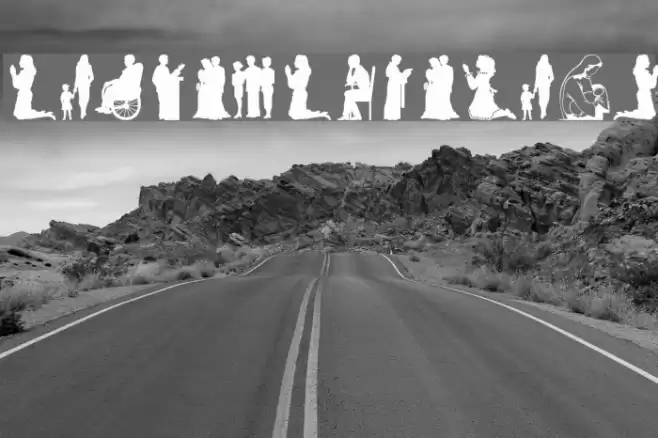 SomeSilhous Font examples