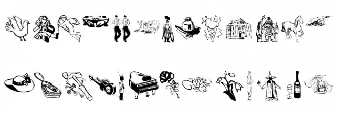 SomeSketches फ़ॉन्ट लोअरकेस