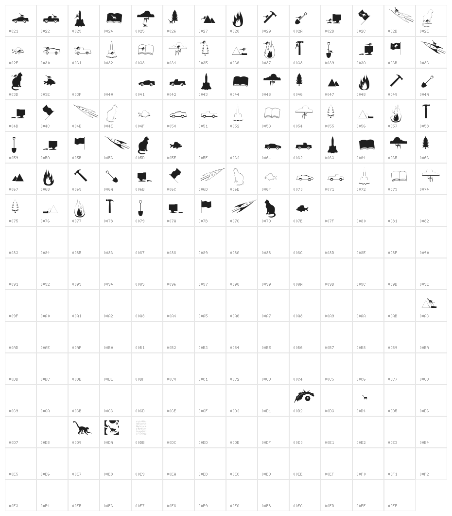 SomeSymbols Character Map