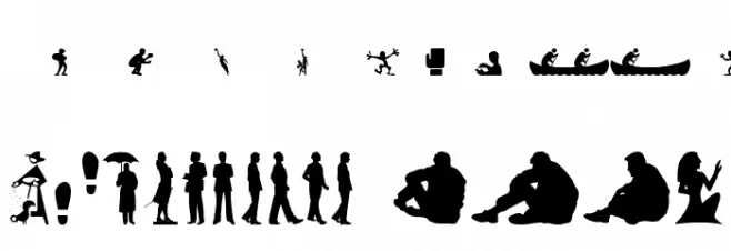 SomeTypesSilhous Font OTHER CHARS