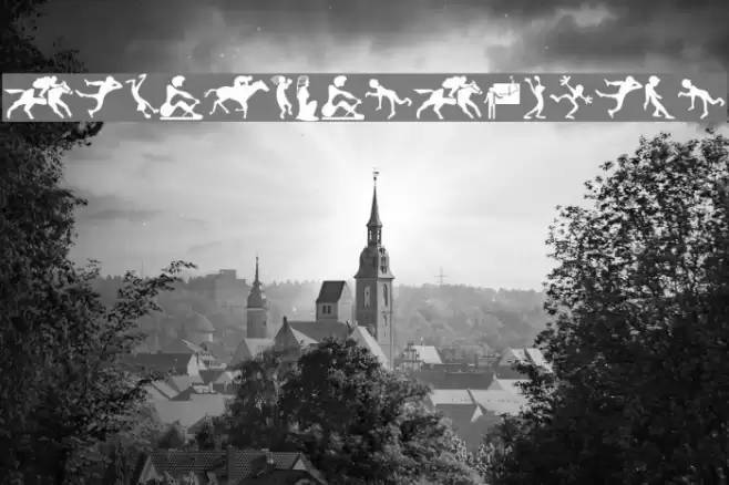 SomeTypesSilhous Font examples