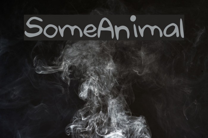 Some_Animal Font examples