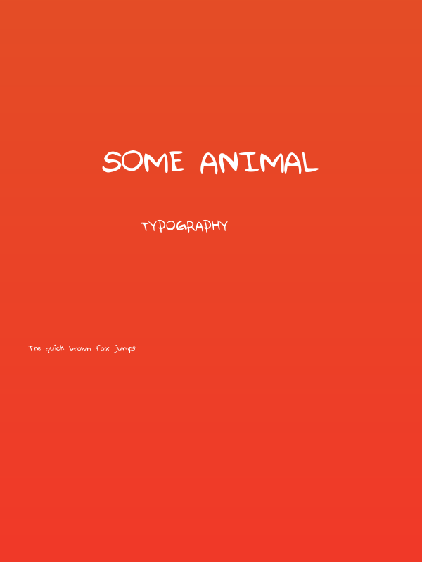 Some_Animal Poster