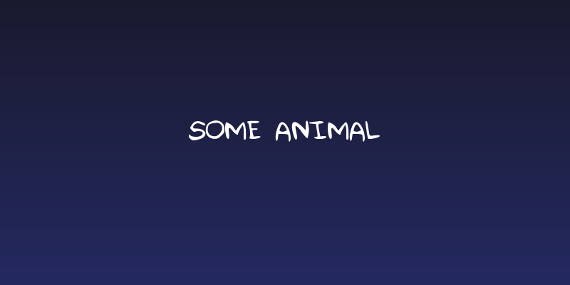 Some_Animal Social Header