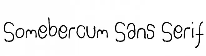 Somebercum Sans Serif  Frei Schriftart Herunterladen