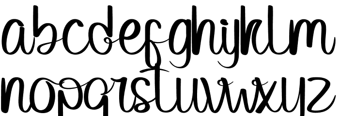 Somebody Else Font LOWERCASE