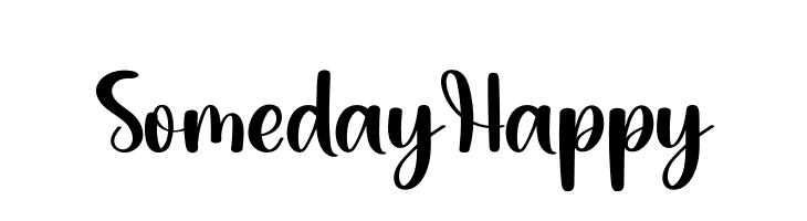 Someday Happy  नि: शुल्क फ़ॉन्ट्स डाउनलोड