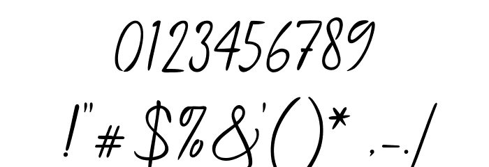 Someday Font OTHER CHARS