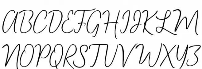 Someday Schriftart Groß