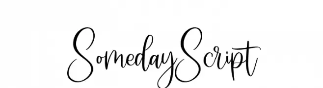 SomedayScript  تنزيل الخطوط