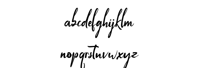Someday Font LOWERCASE
