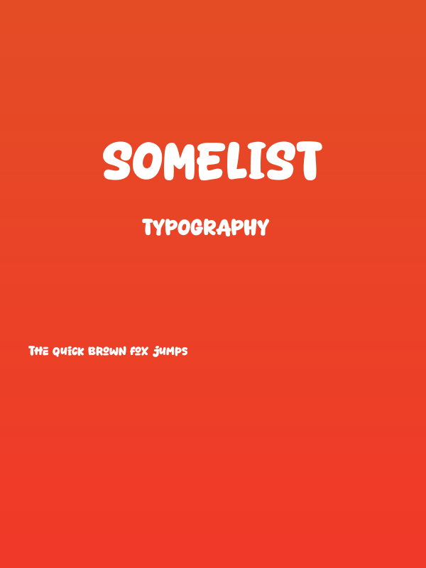 Somelist Poster