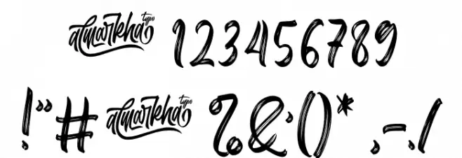 Someone Font OTHER CHARS