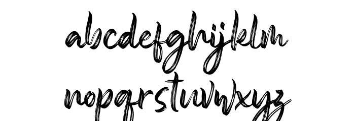 Someone Font LOWERCASE