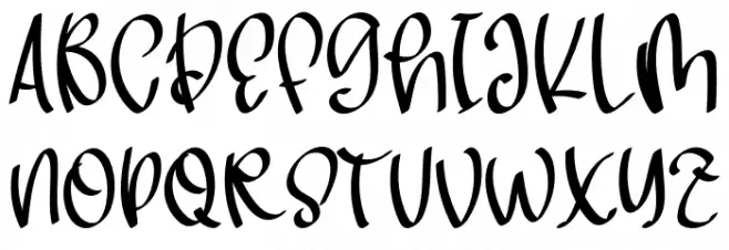 Someone Font UPPERCASE