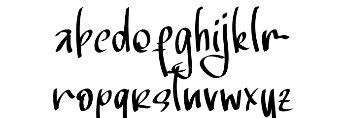 Someone Font LOWERCASE