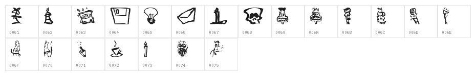 Somepics Character Map