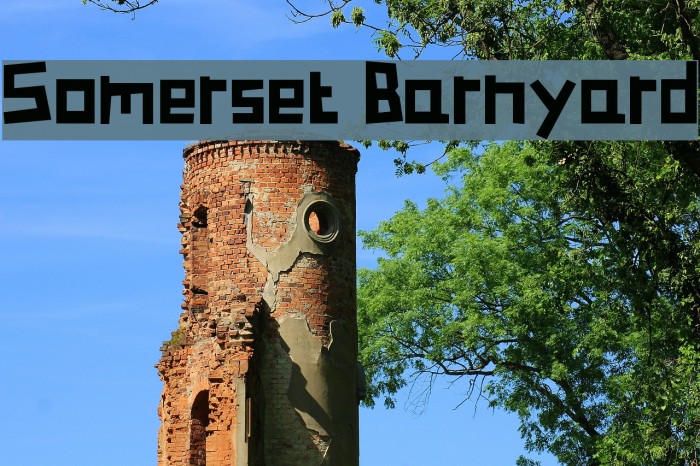 Somerset Barnyard Font examples