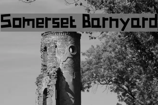 Somerset Barnyard フォント examples
